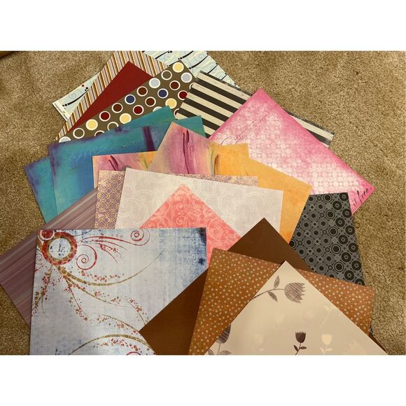 Scrapbook Paper 5 Pounds Various Bundles Crafting Scrapbooking Card Making - Picture 11 of 16